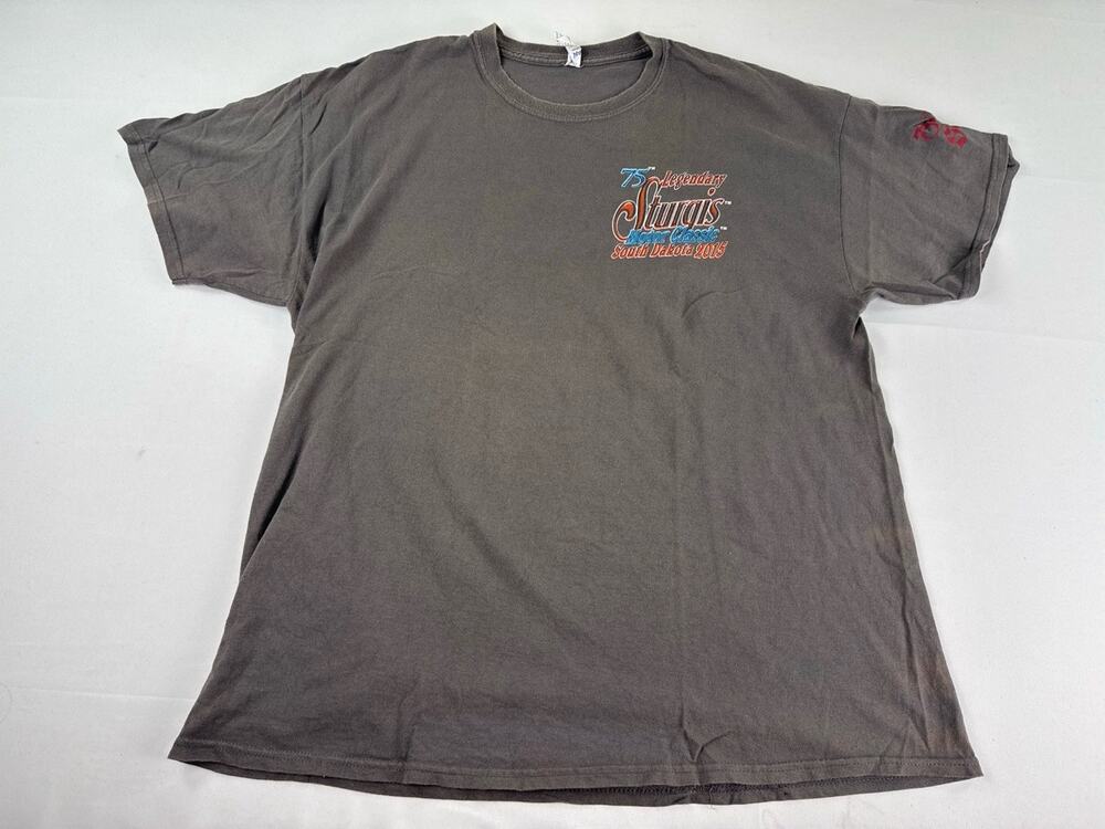 Sturgis Black Hills South Dakota 2015 T-Shirt XL Gray